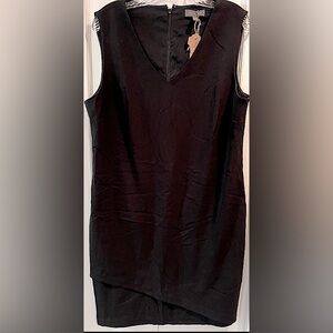 The Limited Little Black Sheath Dress Fully lined zipper closure